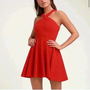 Lulus red dress